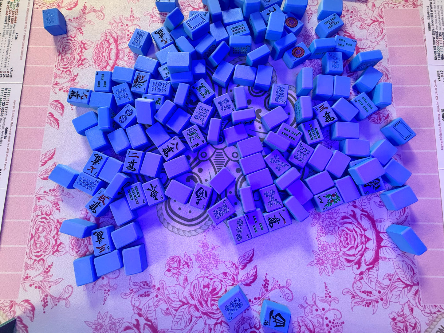 The Color Pop Mahjong Set — 144 Tiles, Fully Customizable