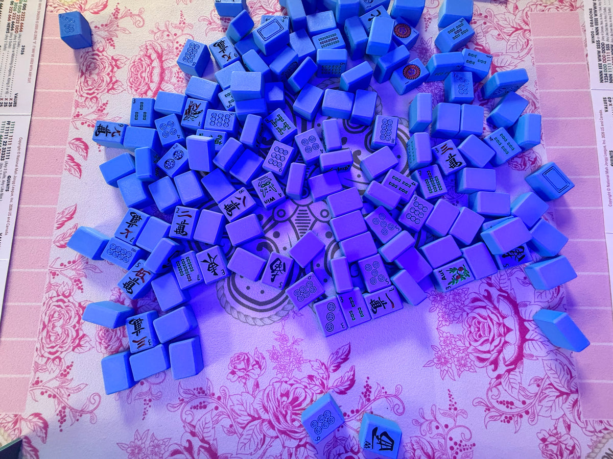 The Color Pop Mahjong Set — 144 Tiles, Fully Customizable
